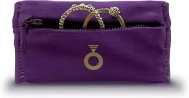 Ring Holder - Stylish Portable Wristband with Hidden Pocket for Men/Women, Discreet Jewelry Protector & Keeper, Key Holder, Gym Organizer, Travel & Fitness Accessories, Wedding Ring Storage