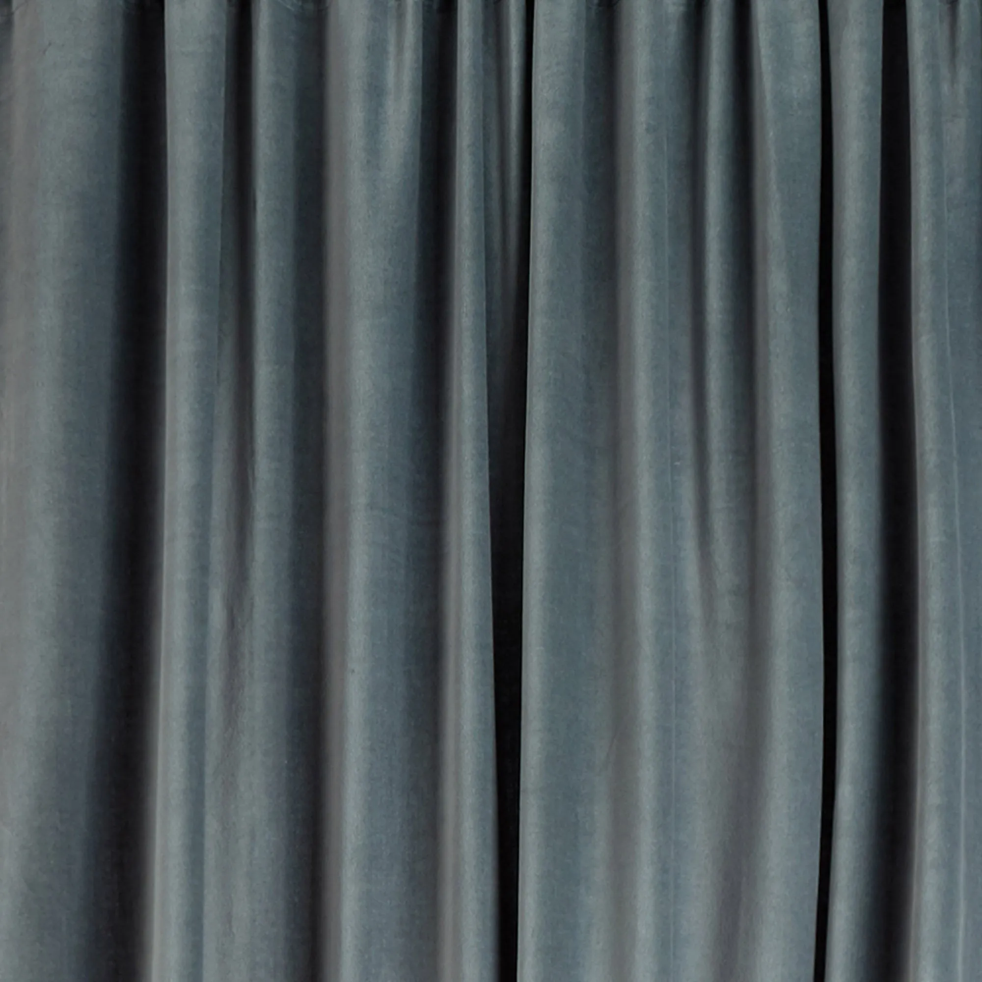 Samana Velvet Curtain Set [Green grey]