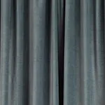 Samana Velvet Curtain Set [Green grey]