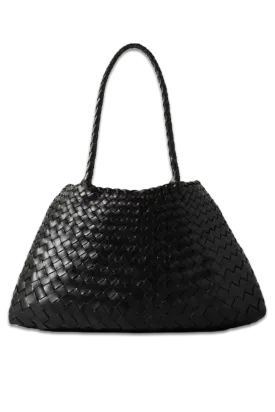 Santa Croce Big Woven Leather Tote