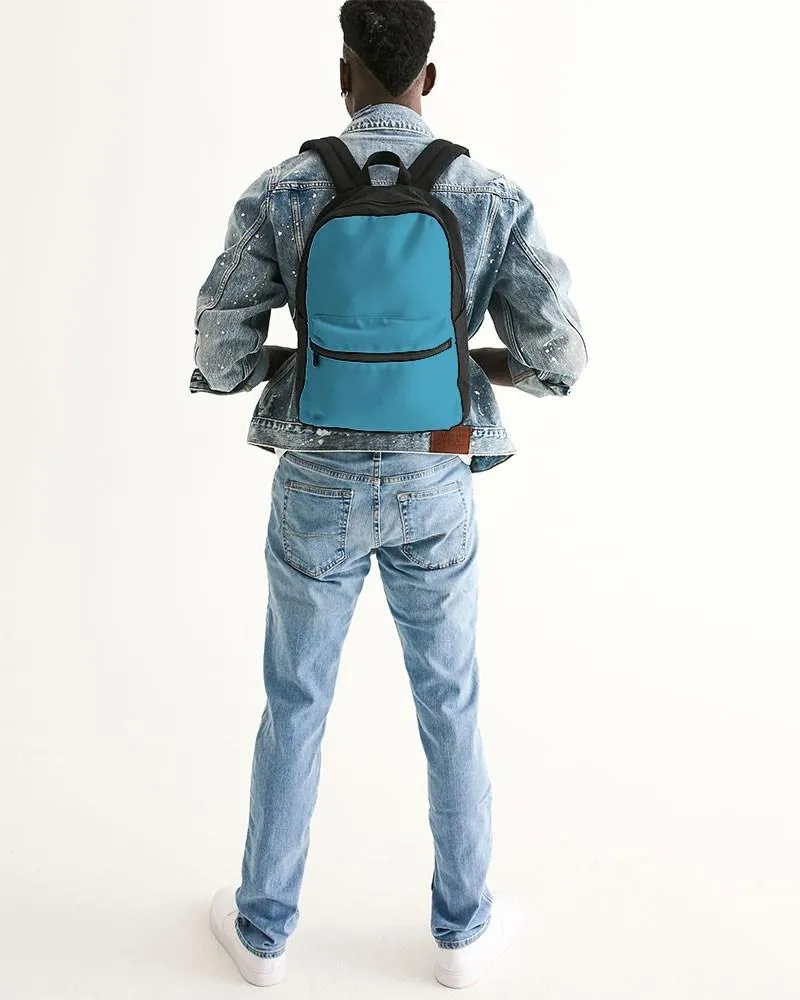 Shaded Pastel Cyan Canvas Backpack | C60M0Y0K30