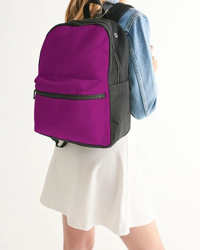 Shaded Purple Canvas Backpack | C25M100Y0K30