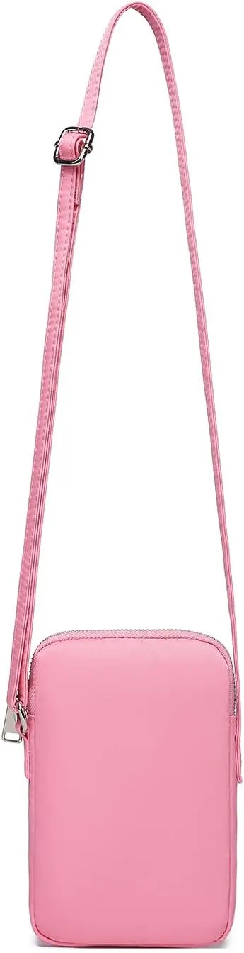 Small Crossbody Purse Zipper Cell Phone Bag Mini Shoulder Purse Wallet Smart Phone Wallet with Credit Card Solts