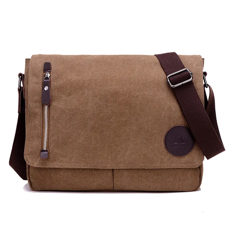Toledo Canvas Messenger Bag