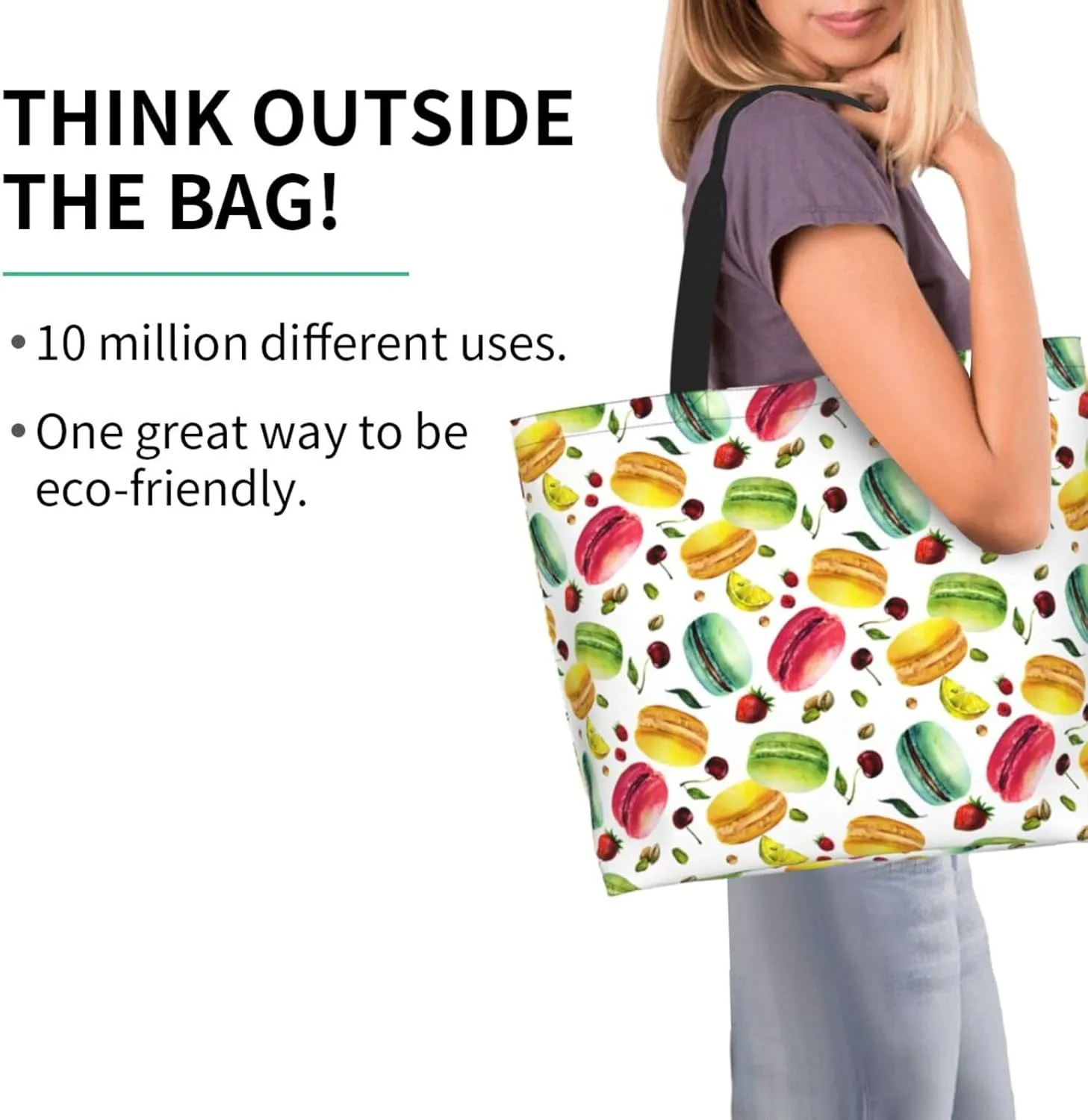 Tote Shoulder Bag Large Durable Handbag Lightweight Stylish for Daily Use-19.7x15.7x5.9 Inch