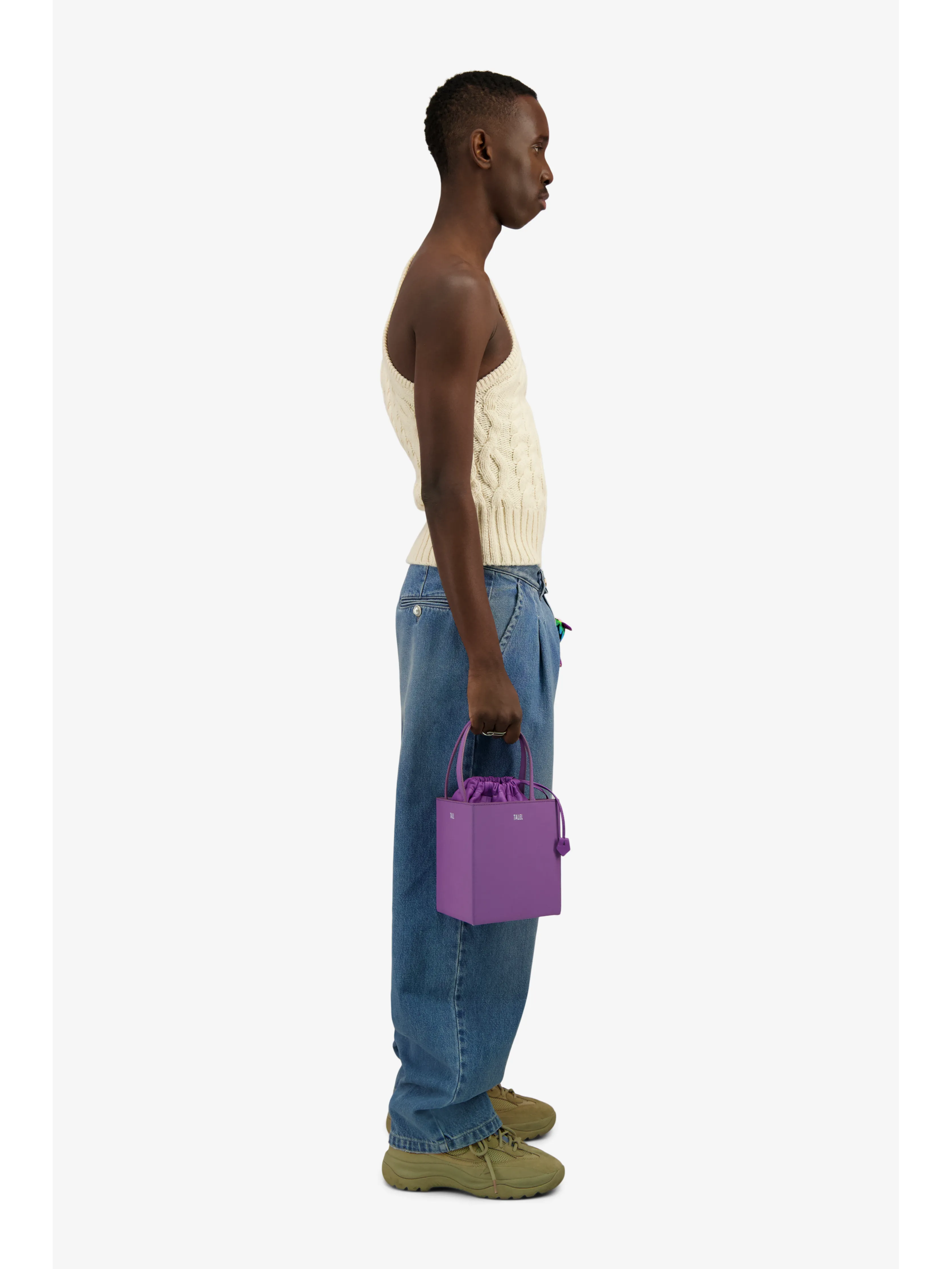 Triangle Bag Purple L