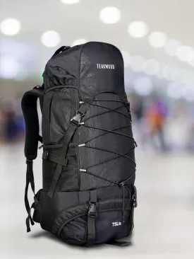 Unisex Black Waterproof Rucksack