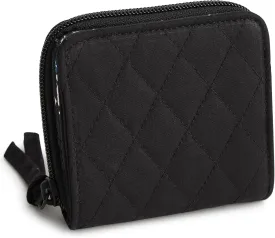 Vera Bradley Women's Premium Cotton Small Zip-Around Wallet