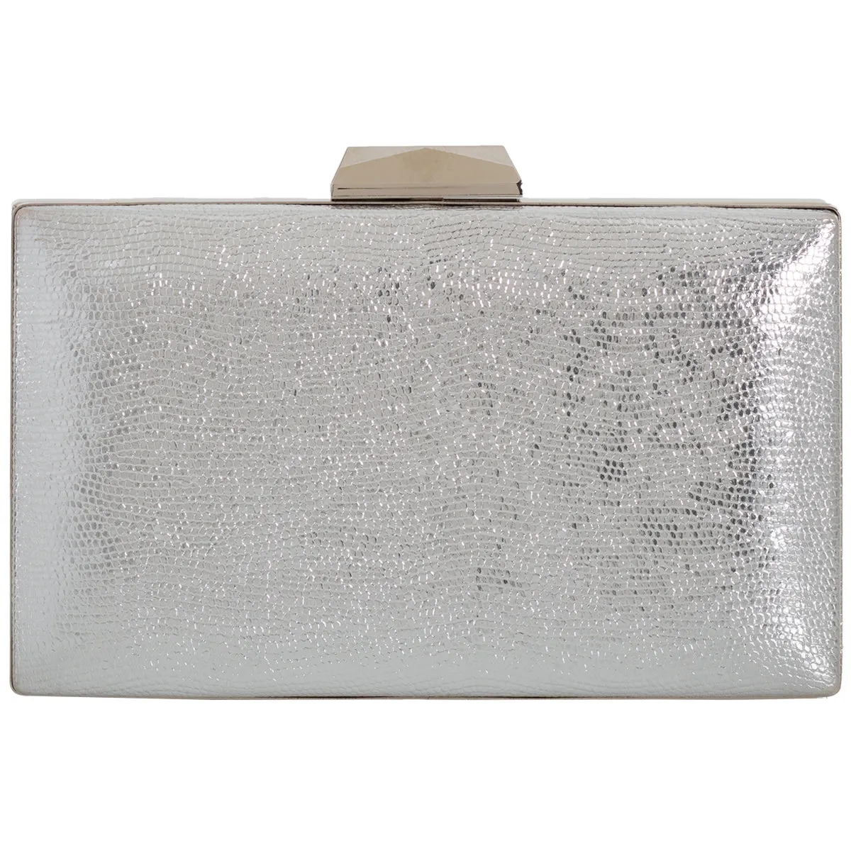 Women's Merallic Material Hard Case Evening Party Clutch